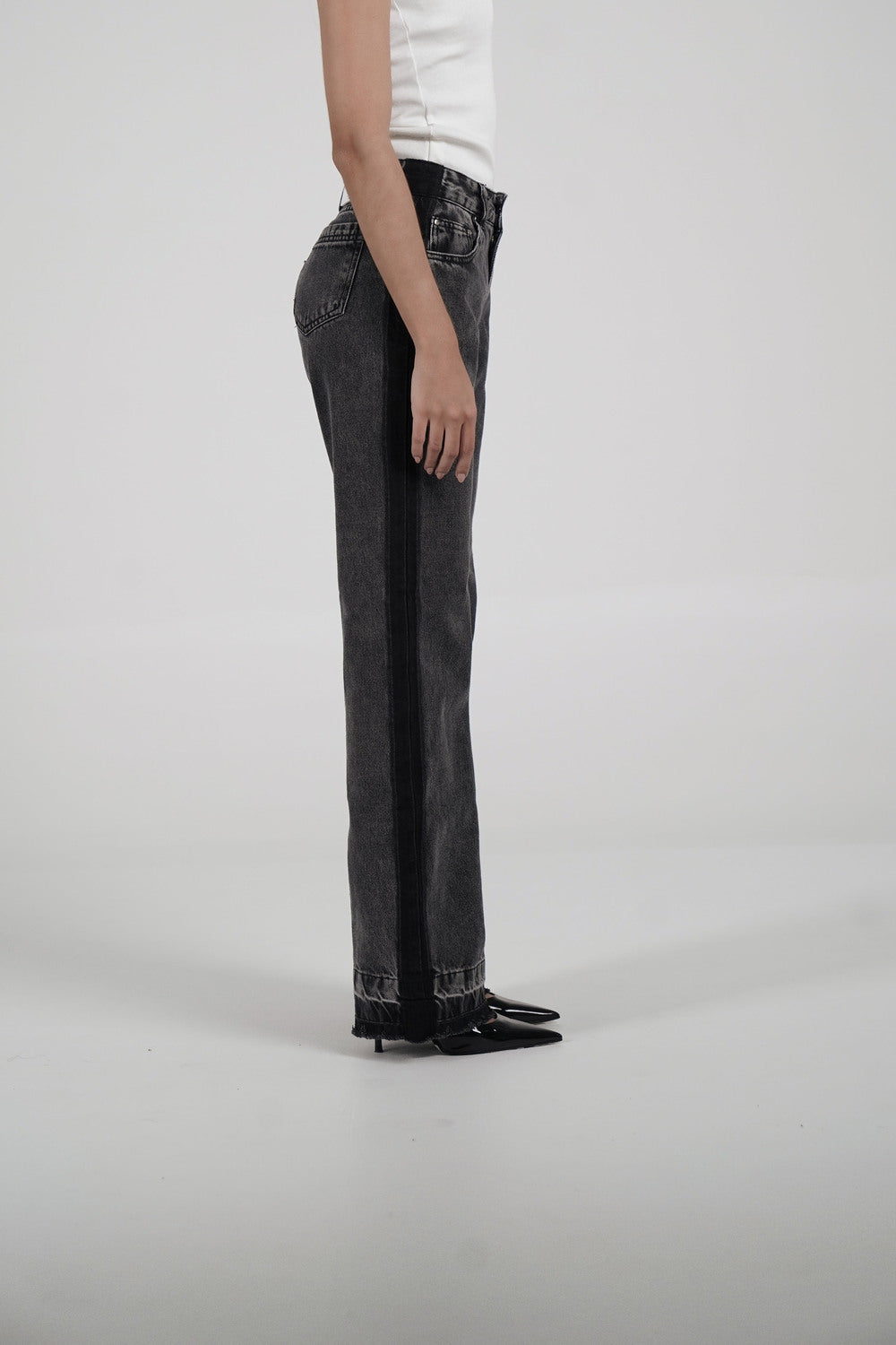 Twisted Gray Jeans