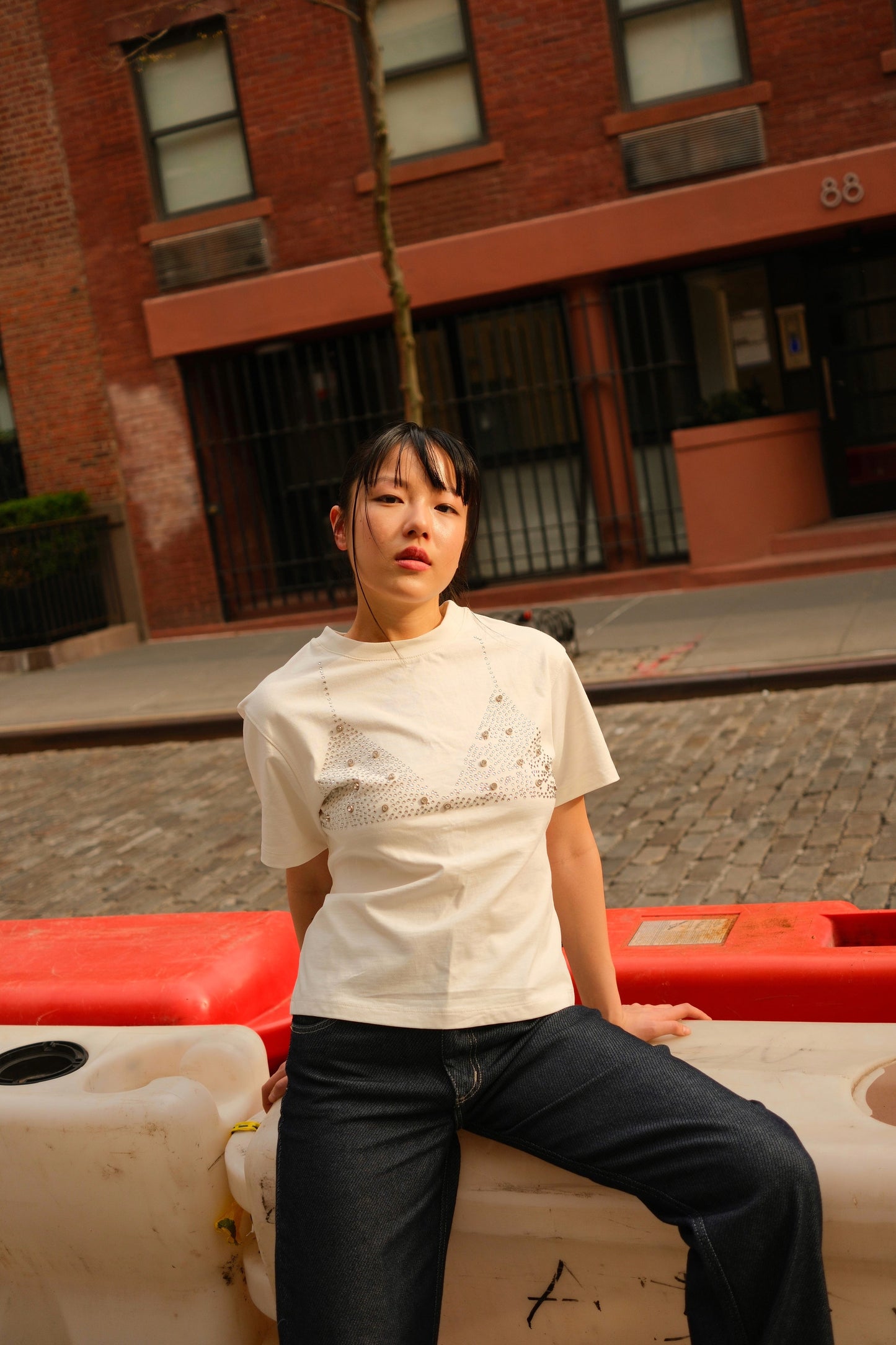 Glimmer Backless Tee