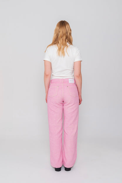 Pink Bandana Jeans