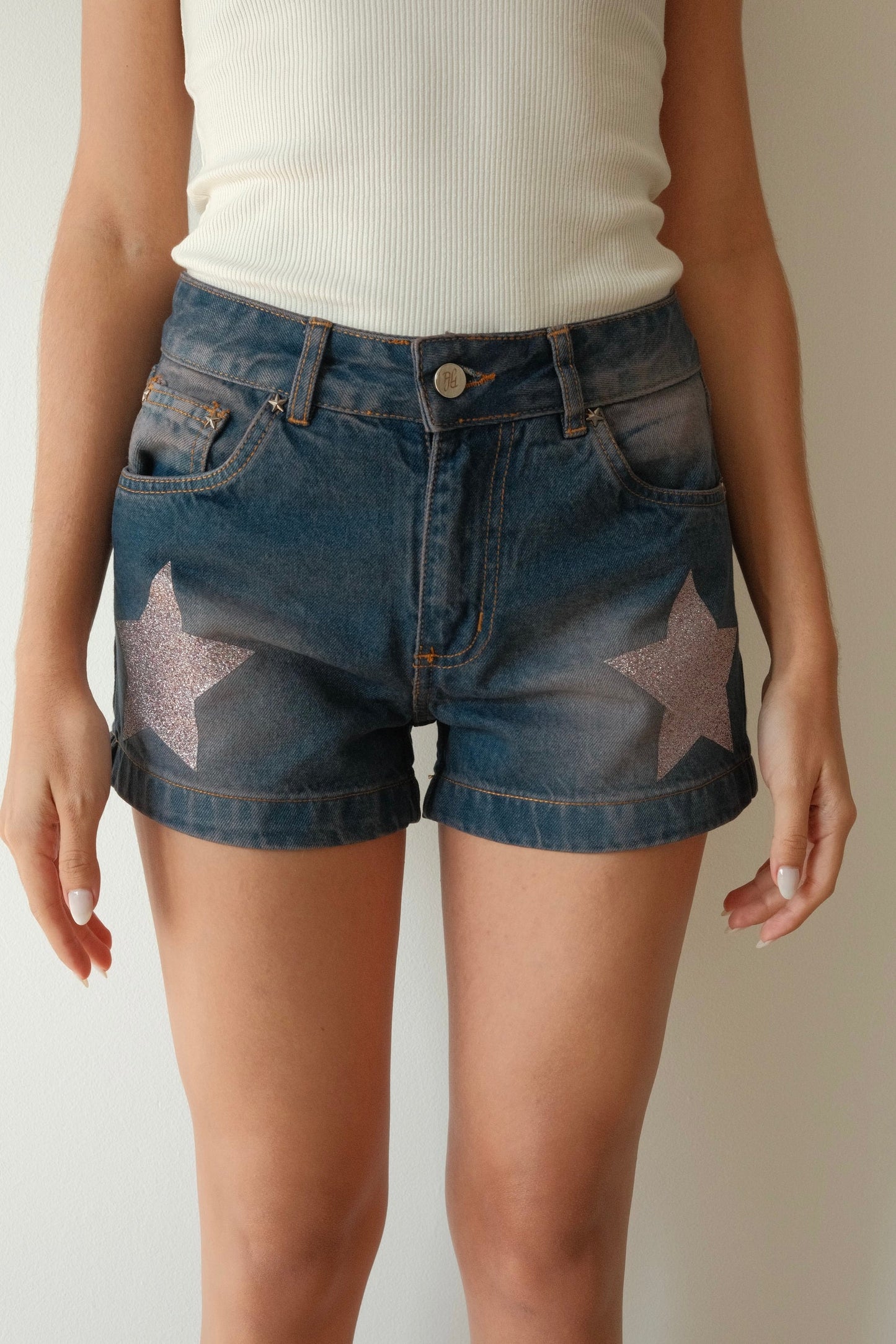 Double Star Cotton Candy shorts