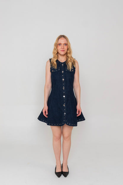 Cosmic Denim Dress