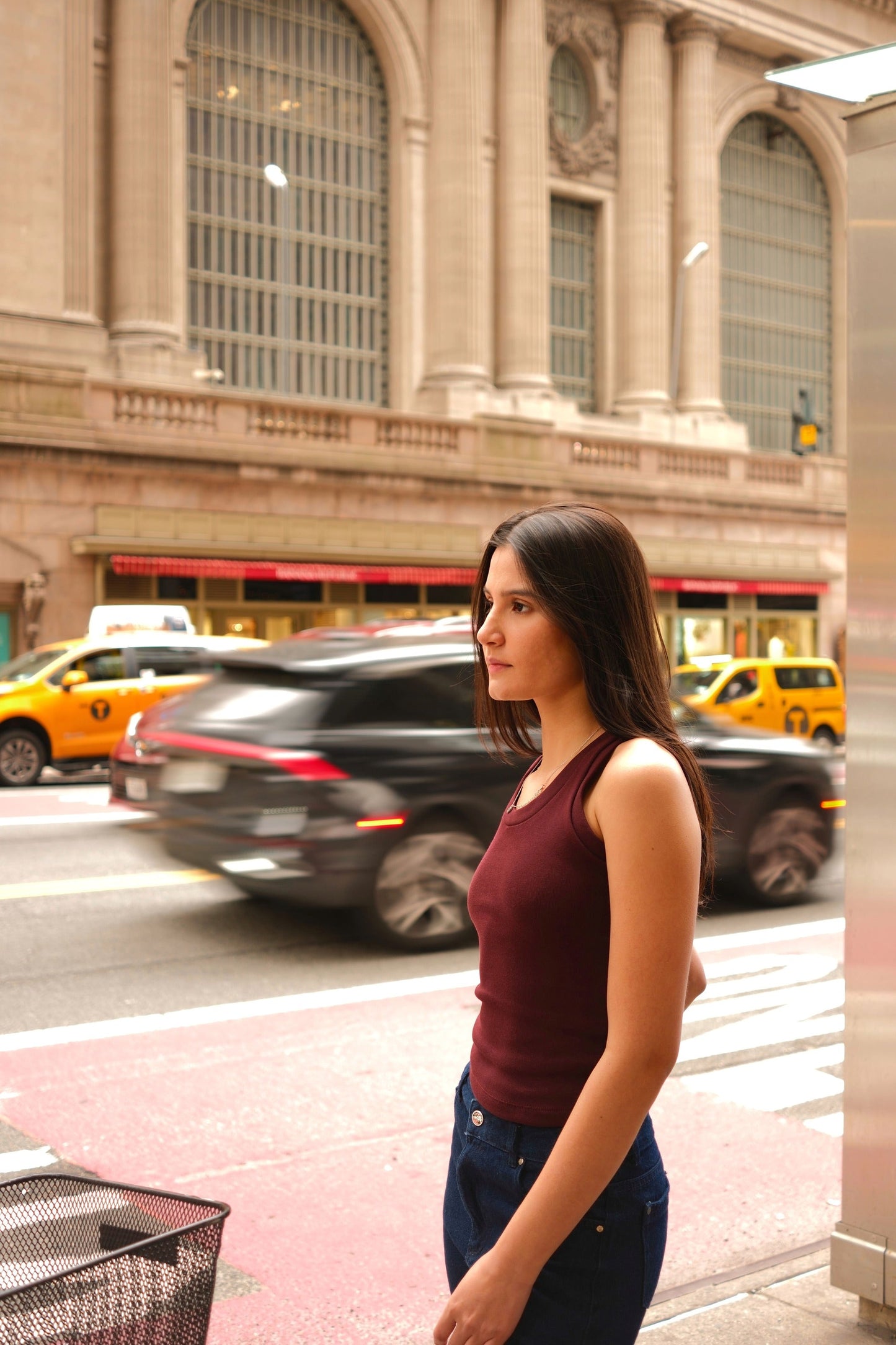 Burgundy Tank Top