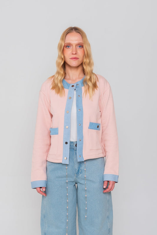 Twisted Sweater (Soft Pink)