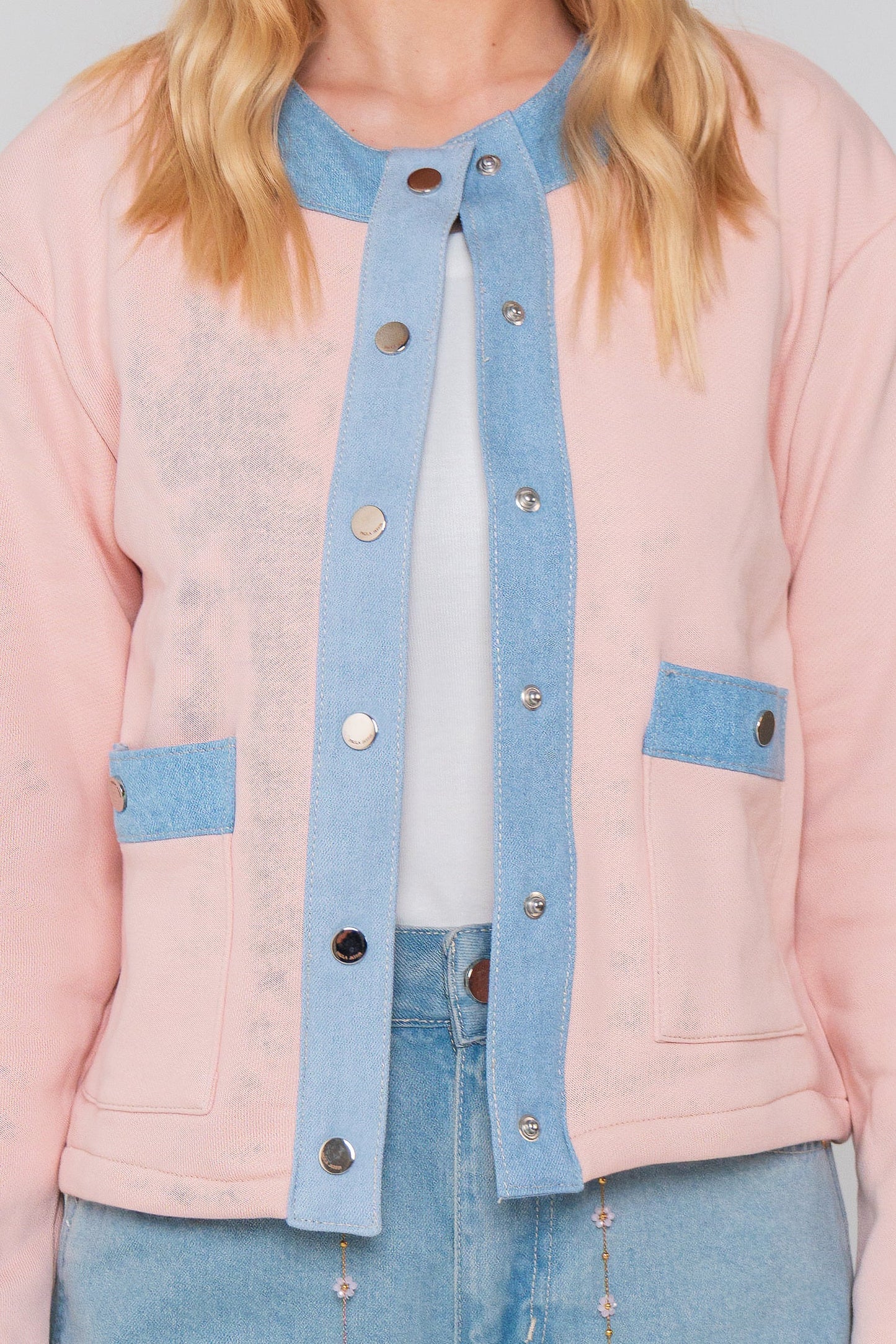 Twisted Sweater (Soft Pink)