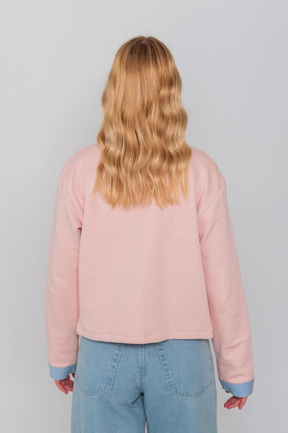 Twisted Sweater (Soft Pink)