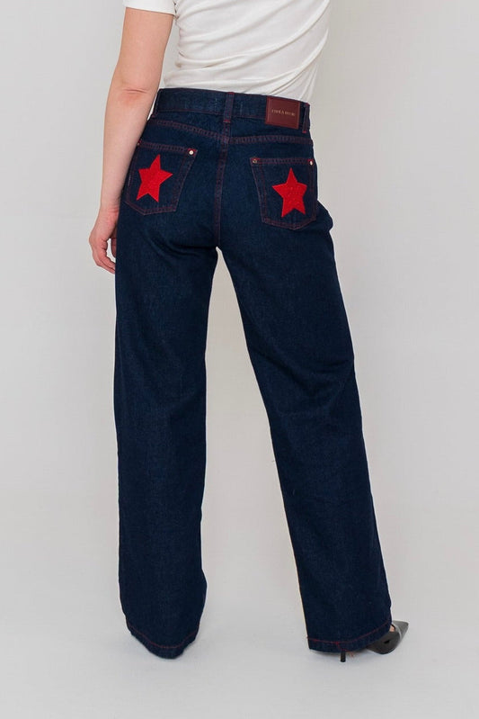Red Double Star Jeans