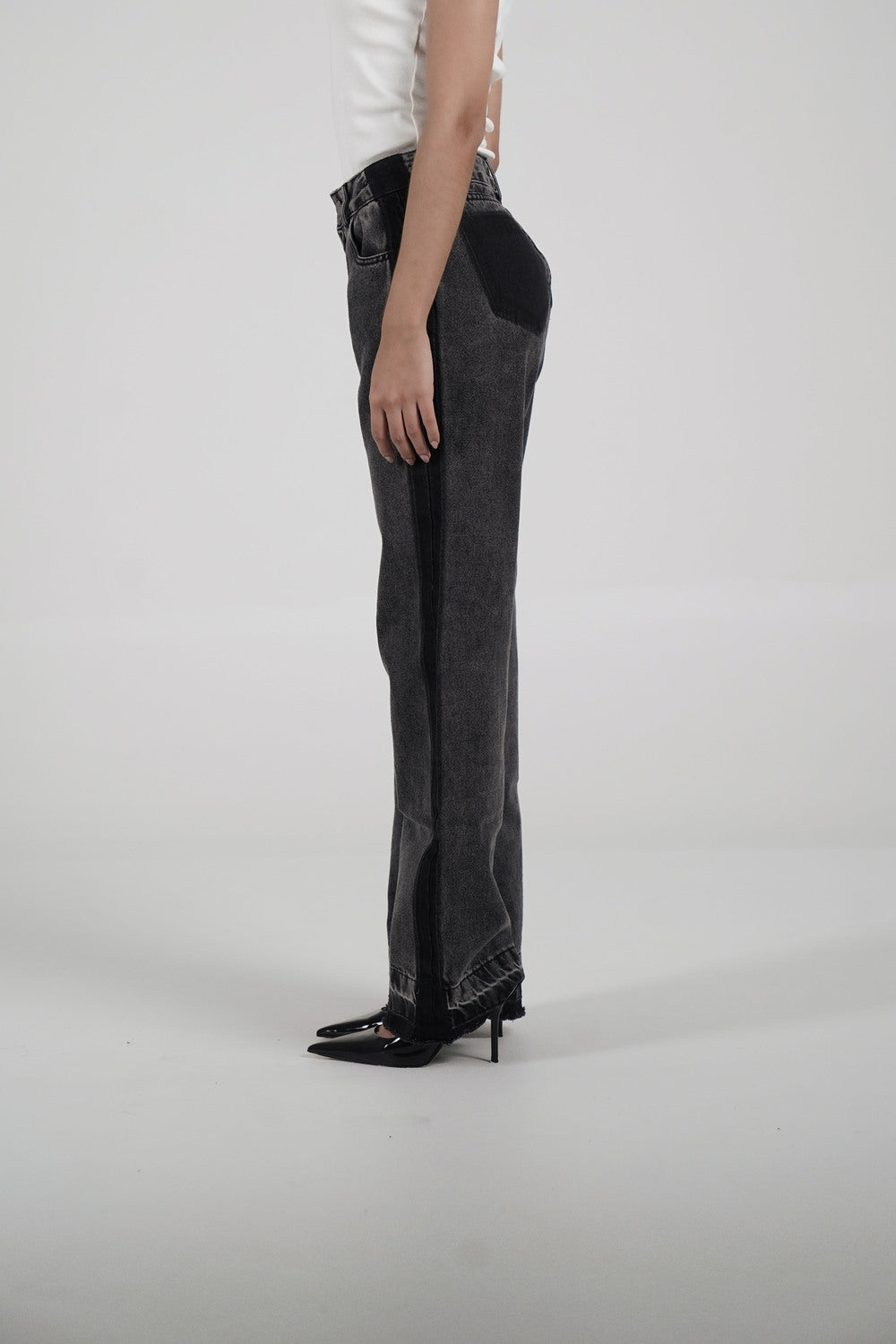 Twisted Gray Jeans