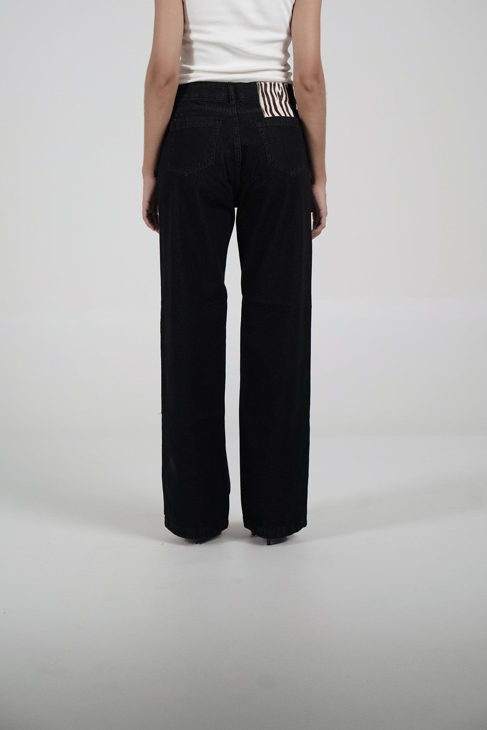 Black Vintage Chunky Jeans