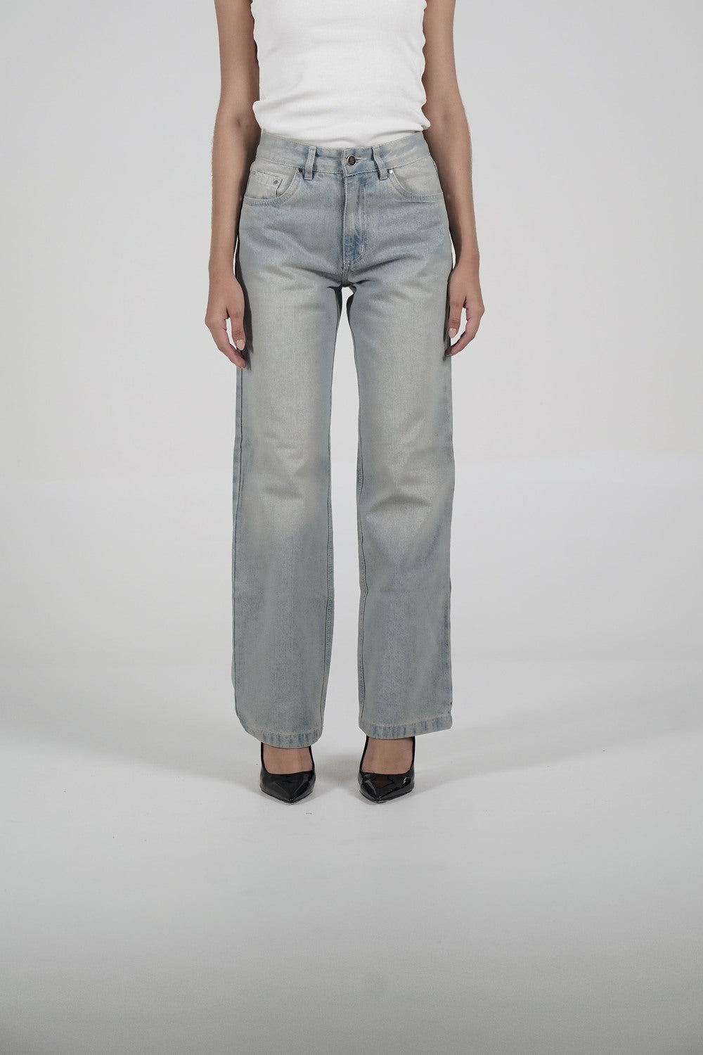 Double Star Washed Jeans