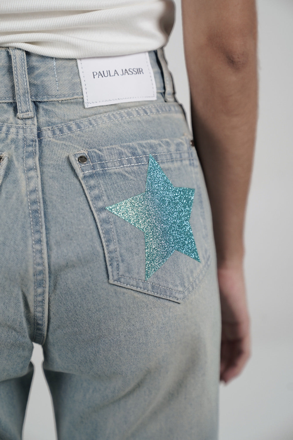 Double Star Washed Jeans