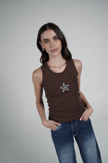 Brown Tank Top