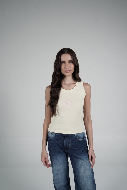 Butter Yellow Tank Top