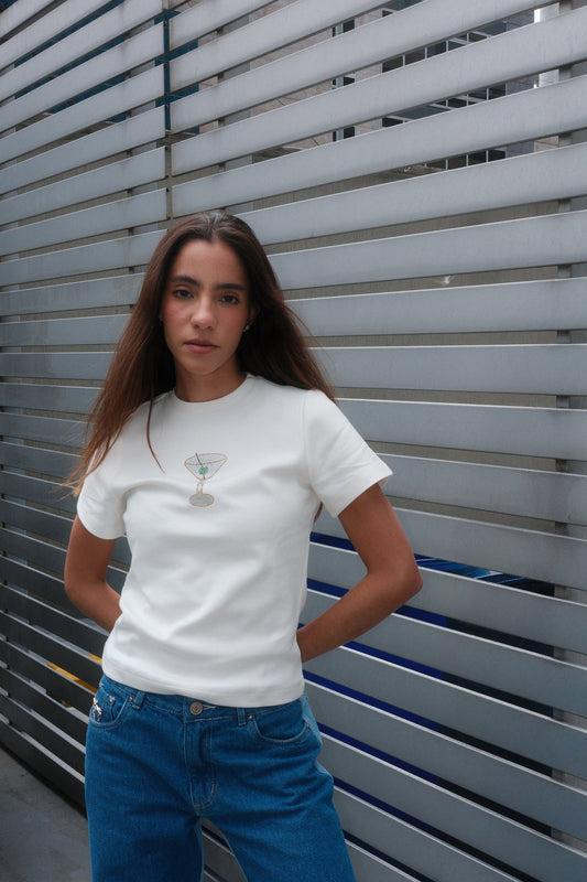 Martini Tee (White)