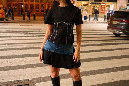 Twisted Mini Skirt