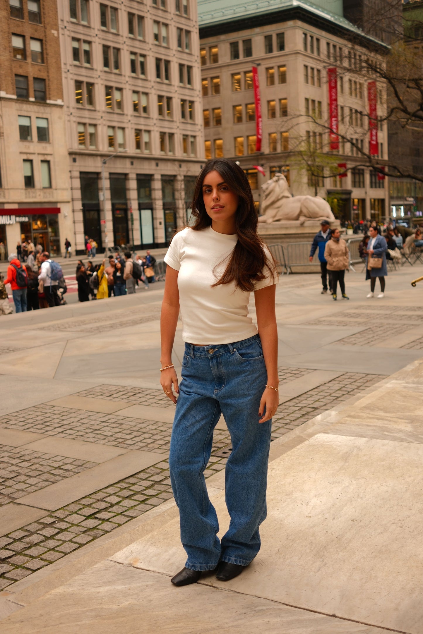 Chunky Leather Star Jeans (PREORDER)
