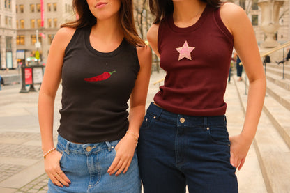 Chilli Tank Top (Black)