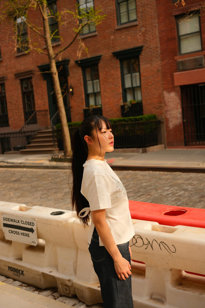 Glimmer Backless Tee