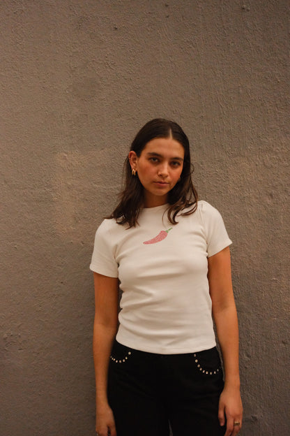 White Chilli Tee (PREORDER)