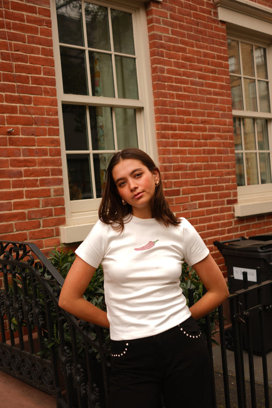 White Chilli Tee (PREORDER)