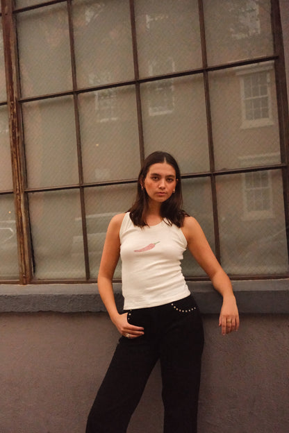 White Chilli Tank Top
