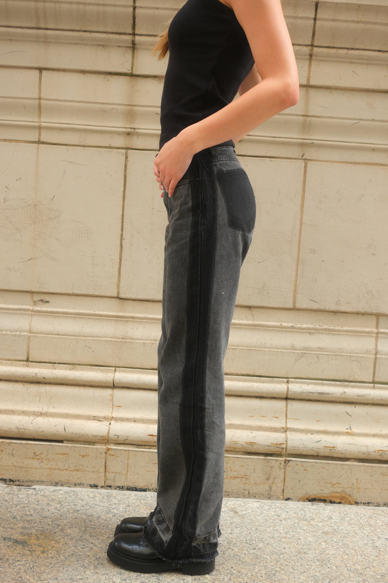 Twisted Gray Jeans