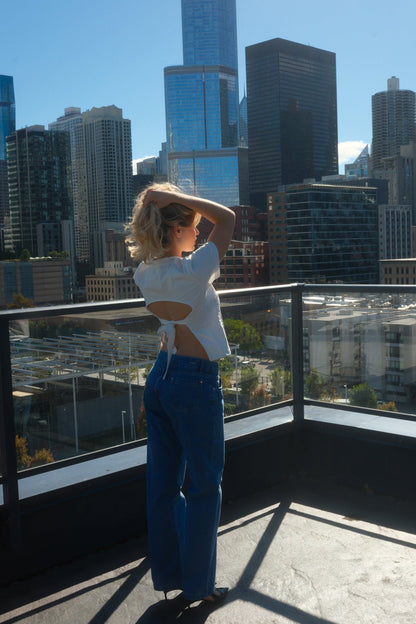 Chunky Jeans with Pink Star