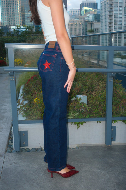 Red Star Red Stitch Jeans