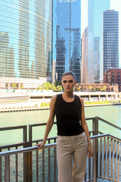 Classy Tank Top Black